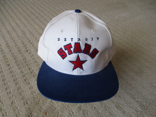 Rare Vtg 80s Detroit Tigers/Stars Negro Leagues Promo Giveaway Snapback Hat - 第 1/6 張圖片