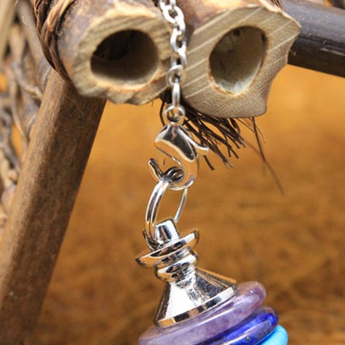 7 Chakra Pendulum Gemstone Dowser Point Dowsing Crystal Divination Reiki Charged - Picture 16 of 17