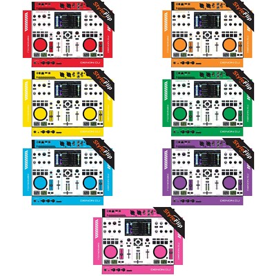 Denon Prime Go Skin | 7 Bold Color Blocking | Protective Decal | StyleFlip