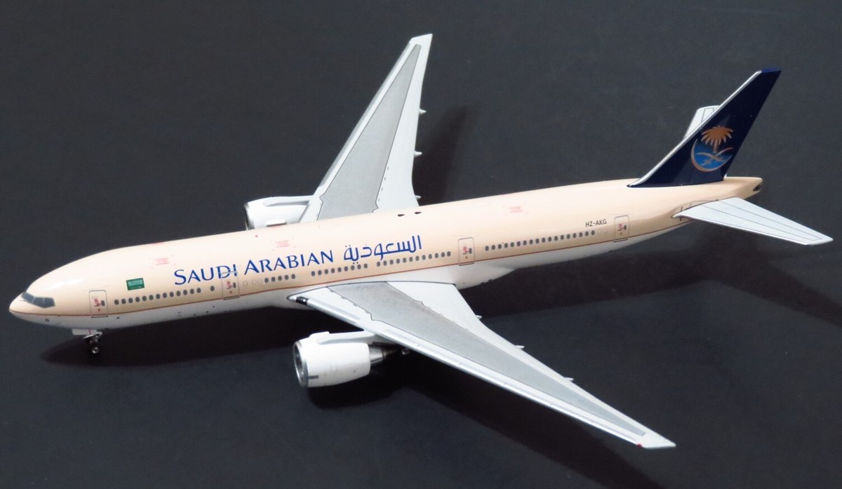 Phoenix Model Saudi Arabian B777-200ER. HZ-AKG. 1:400 Scale. Rare