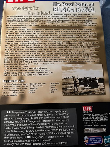 Life GIJoe Historical Edition: The Naval Battle of Guadalacanal Action Figure - 第 3/4 張圖片