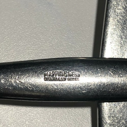 Mappin & Webb ORIANA Mid Century Modern Stainless RMH Stainless Flatware - Picture 7 of 7