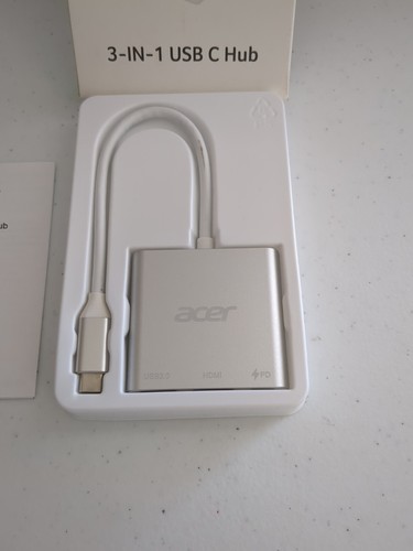 Acer UHS-II USB C Hub Argent ODK3A0 Adaptateur - Photo 5/7