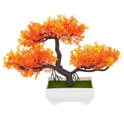 Knstlicher Pflanzen Bonsai Topf Simulation Kiefer Baum Bro Accessoires |  eBay.de