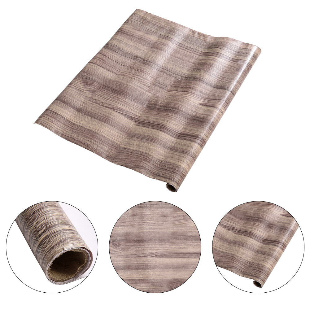 Wood Effect Self Adhesive Kitchen Cupboard Vinyl Wrap Worktop Covering