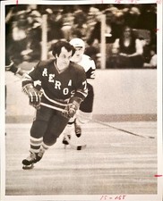1978 ANDRE LACROIX WHA HOCKEY PHOTO HOUSTON AEROS NHL TEXAS LEGEND LEGEND AHL 
