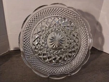 Anchor Hocking 11" Divided 5 Section Relish Tray Pressed Glass