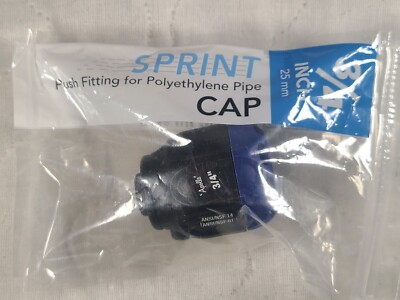 Apollo 3/4 in. Sprint Composite Cap - Polyethylene Pipe