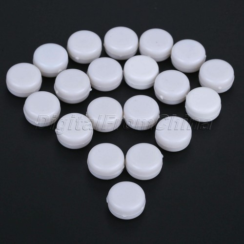 White Toy Rattle Box Noise Maker Insert Pet Baby Toy Squeaker 20 Pcs 15-38mm Dia - Picture 9 of 20