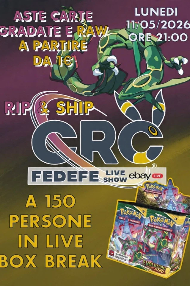 FEDEFE LIVE SHOW CARTE Pokemon & One Piece Aste. !BOX BREAK ETEREE IN LIVE!