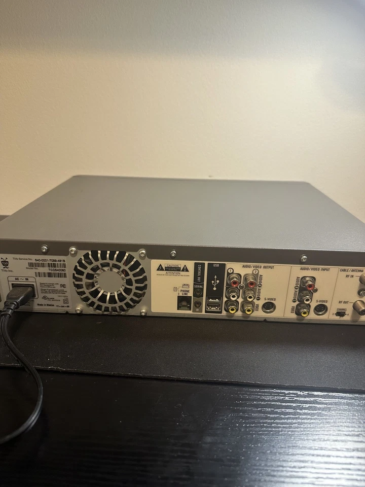 TiVo Series 2 DVR with Remote Model TCD540080 80 Hour Digital Video Recorder - Image 4 of 4