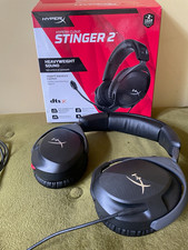 HyperX Cloud Stinger 2 Black Over-Ear Headset, Boom Mic, 3.5mm Wired