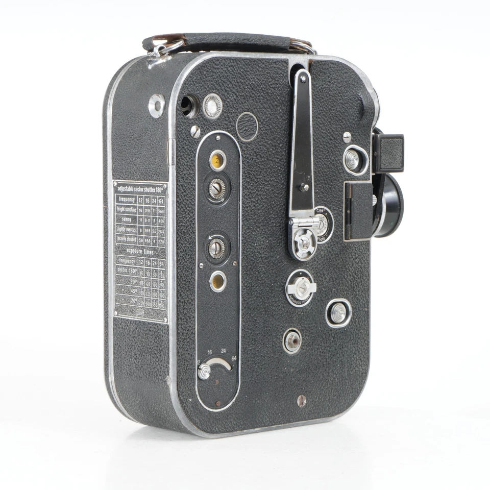 : Cámara de película Zeiss Ikon Movikon 16 mm película años 30 con lente Sonnar 25 mm f/1,4 Foto 4 de 4
