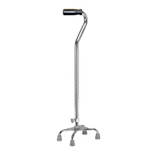 drive Chrome Aluminum Small Base Quad Cane 30 to 39" Height