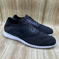 Cole Haan 2.Zerogrand Saddle Men's Size 13 Sneakers Black Knit Wingtip C25259