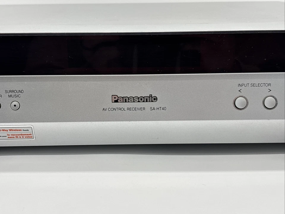 Panasonic SA-HT40 HiFi AV Control Receiver Stereo 5.1 Channel Tested Works READ - Image 4 of 4