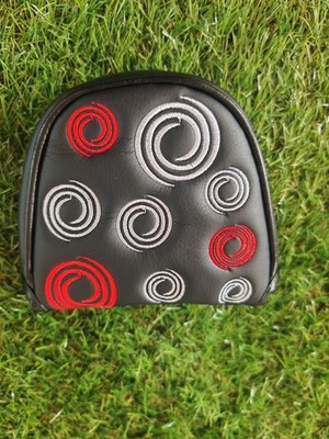 Odyssey White Hot Universal Mallet Putter Schwarz Rot Headcover Neu Magnetisch