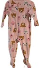 Child of Mine by Carter's 18M Pink Fleece Footed Zip One Piece Sleeper Panda — photo 1