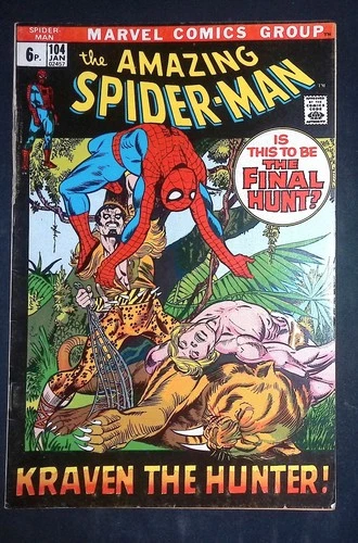 Amazing Spider-Man #104 Bronze Age Marvel Comics VG+