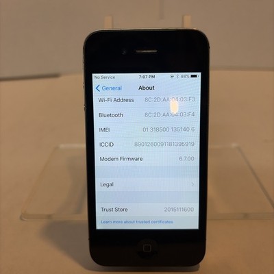 Apple Iphone 4 A1387 For Parts Only | eBay