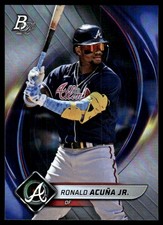 Ronald Acuna Jr. 2022 Bowman Platinum #30 Braves MLB READ FREE SHIP AutographDen