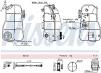 Nissens AusgleichsbehäLter KüHlmittel ** First Fit ** 996216 0,95 Liter FüR V40