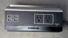 Monster 2 Outlets and 4 USB Power Charging Station Preowned