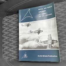 Air Britain Publications Royal Air Force Aircraft J1 to J9999 and WW1 Survivor