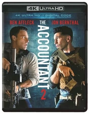 The Accountant 2 4K UHD Blu-ray  NEW