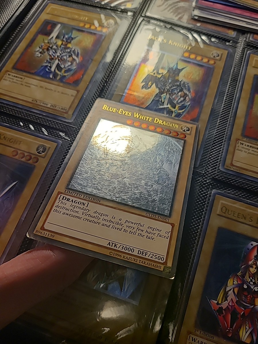 YUGIOH BLUE-EYES WHITE DRAGON GLD5-EN001 GHOST LIMITED | eBay