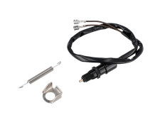 Set: Bremslichtschalter wartungsarm, mit Halter f&uuml;r Motorlager - f&uuml;r Simson S51,