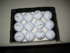 1 dz BRAND NEW Wilson Staff Duo Soft White Bulk golf balls Los Angeles Chargers