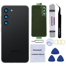Rear Back Glass Replacement for Samsung Galaxy S23 with Reparing Toolkit and ...