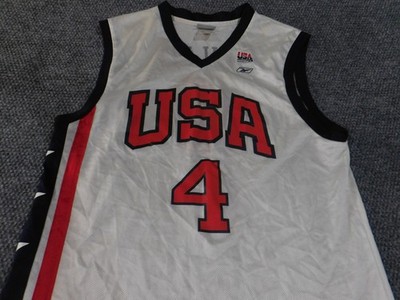 USA Basketball Jersey Mens Large NBA Basketball Michael Finley