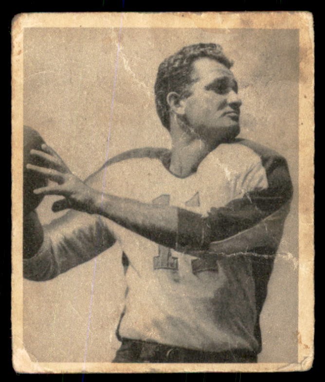 1948 Bowman #16 TOMMY THOMPSON  RC Philadelphia Eagles    VG (Wrinkles)