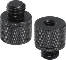 Tripod Screw Adapter 1/4" Female to M10 Male, 2 Pcs Tripod Nut Connectors Camera