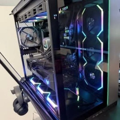 HIGH END GAMING PC AMD 7800X3D RTX 4080 32GB DDR5 2TB M.2 NVMe WITH 4k MONITOR