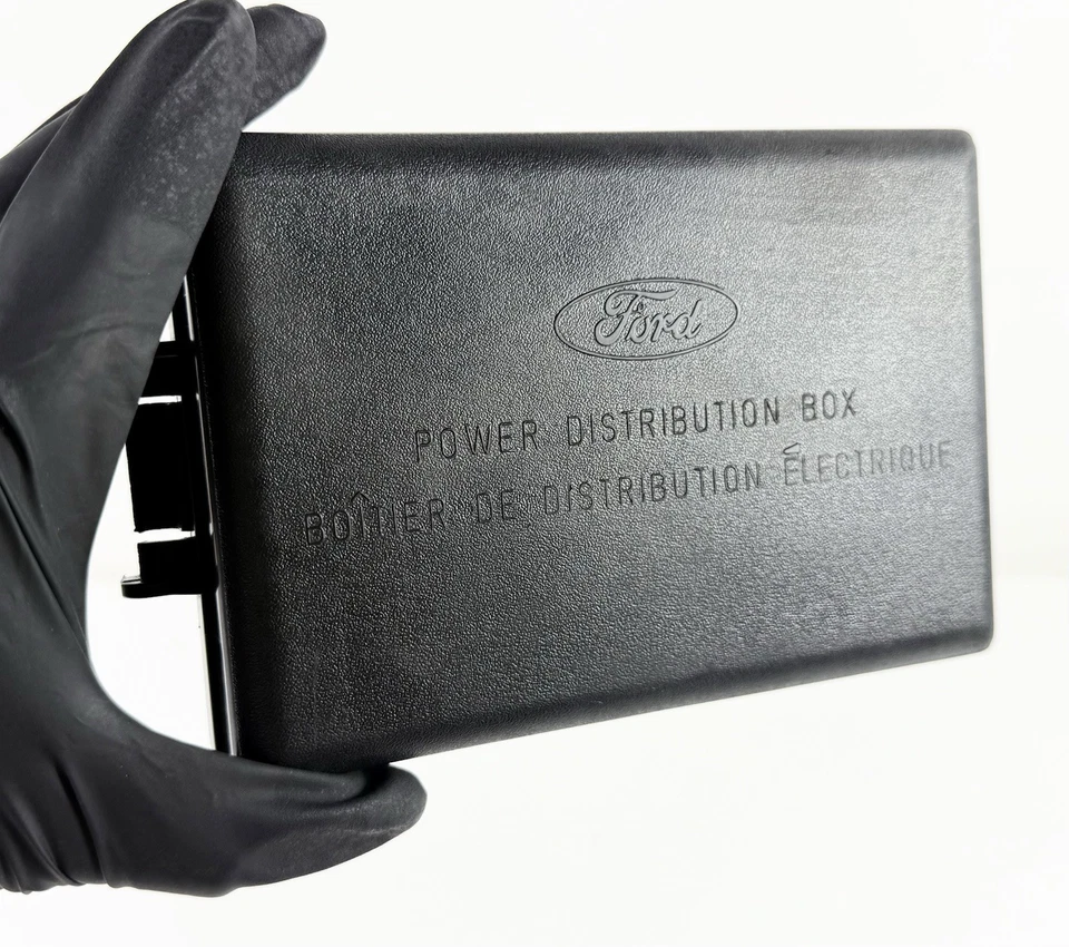 Ford F-150 1992-1996 caja de relé de fusibles debajo del capó *(solo tapa de cubierta superior) negro OEM Foto 2 de 3