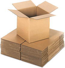 50 Pack 4 x 4 x 4 Inches Shipping Boxes Corrugated Boxes, Small Recycled Shippi