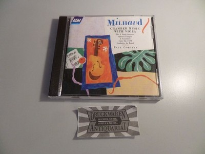 Milhaud: Chamber music with Viola [Audio-CD]. Two Pieces for viola and piano / S
