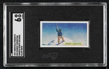 1957 Junior Service Famous Sports Records Black Back Sir Edmund Hillary #25 0ji1