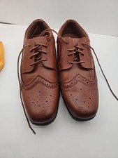 Deer Stags Ace Oxfords - Boys Size 6.5 M brown/black 