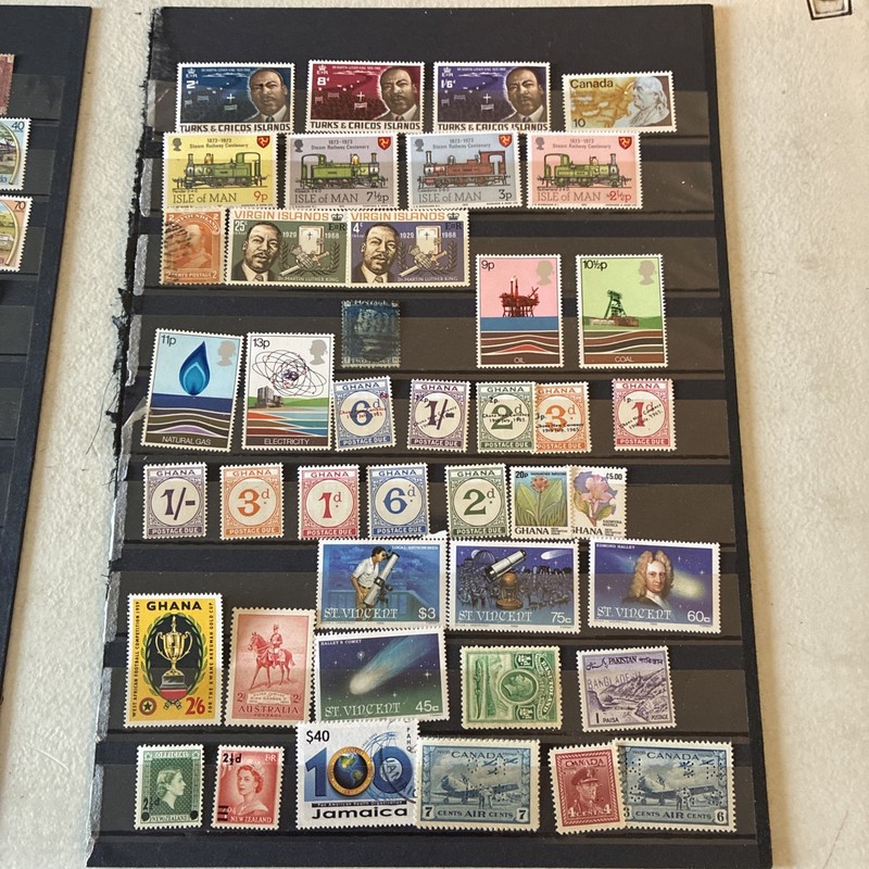 Collection Foreign On Cards British Mostly Mint Few Used Topicals England 850b