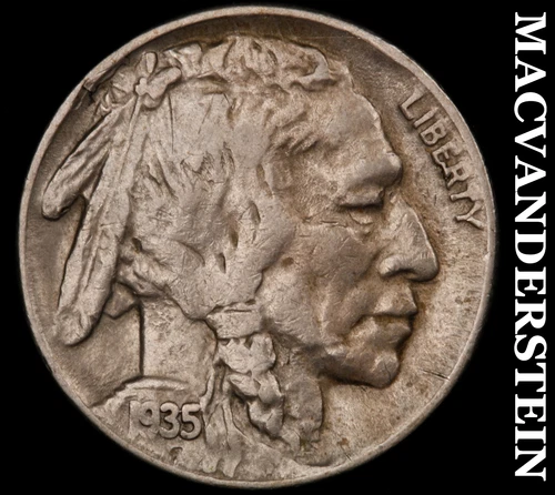 1935-S Buffalo Nickel- Extra Fine- Scarce Better Date No Reserve #J3899