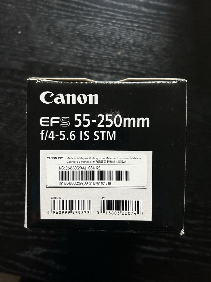 Canon EF-S 55-250mm f/4-5.6 IS STM for sale online | eBay Canon EF-S 55-250mm f/4-5.6 IS STM for sale online | eBay