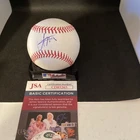 Jesus Made Signed Baseball Jsa COA Rawlings Ball Brewers ROMLB Autographed