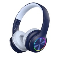 Candy Bila Kids Bluetooth 6.0 Headphones with LED Light, 85Hours Playtimes, T...