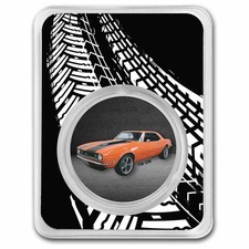 Chevrolet Camaro 1 oz Colorized Silver (in TEP) 101.78 per troy oz