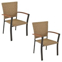 Mx Gartensessel Teramo 2Er Set Stapelsessel Gartenstuhl Stapelstuhl Balkonstuhl