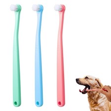 3 Pack Toothbrush for Small Dogs, Mini Pet Toothbrush for Teeth Clean, Soft C...